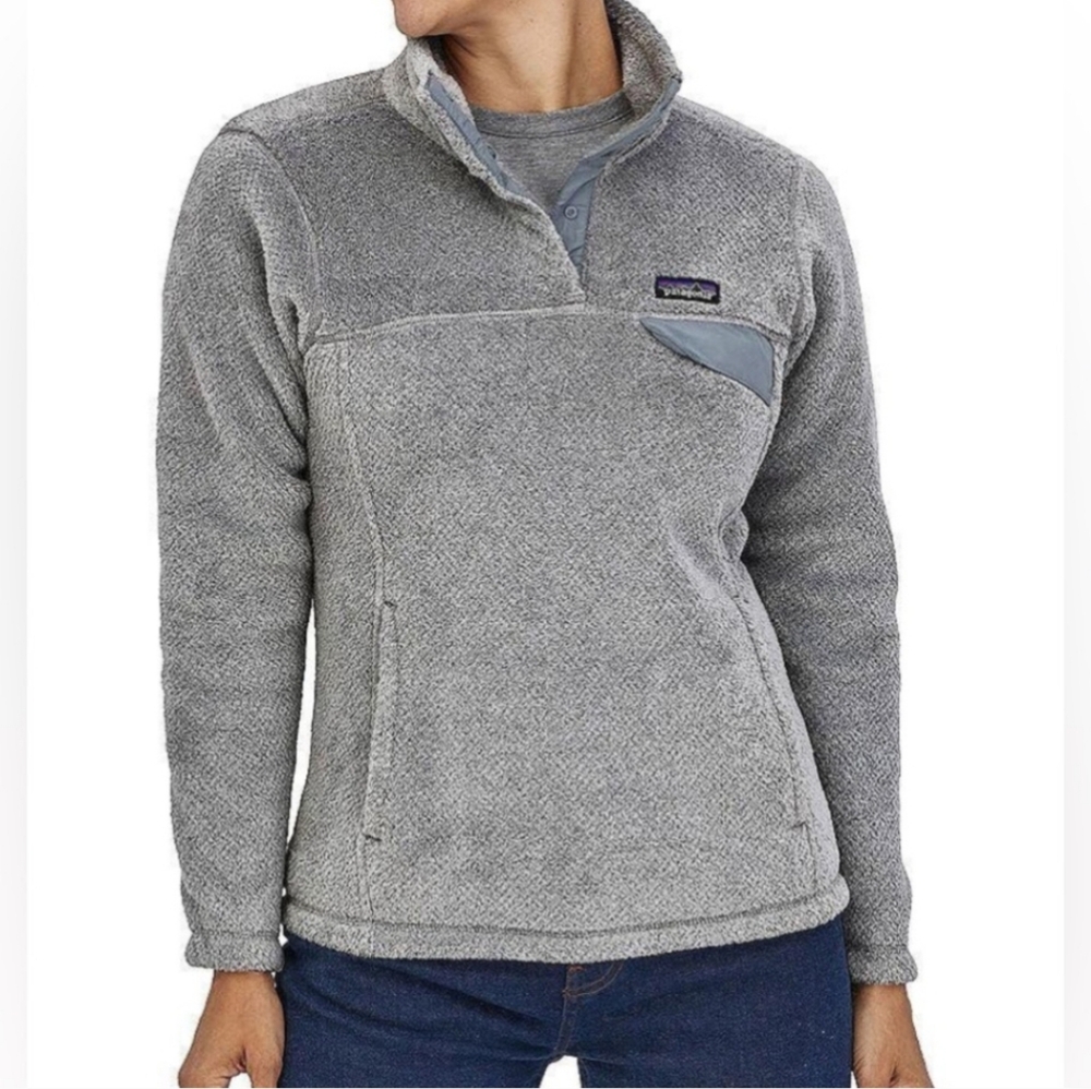 Patagonia Gray Fleece Pullover Size M